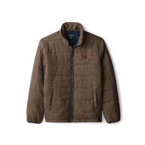 BRIXTON CASS PUFFER JACKET - NAVY/KHAKI