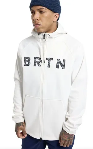 Burton Mens Crown Weatherproof Full zip Fleece Hoodie