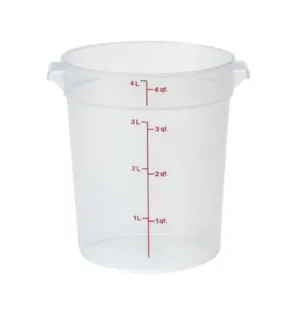 Cambro Food Storage Round Translucent 4qt