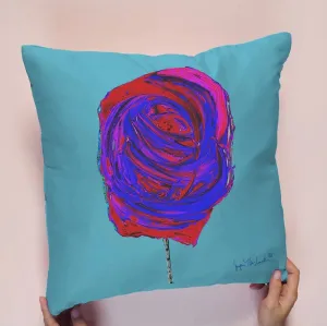 Cosmic Cherry and Blueberry Pillow Indoor/Outdoor-Double Sided Print by Jumper Maybach®