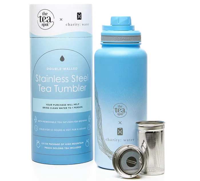 Himalayan & charity: water Tea Tumblers