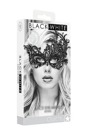 Ouch! Royal Lace Eye Mask - Black & White