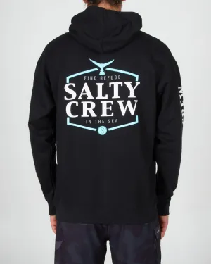 Salty Crew Skipjack Black Hood Fleece - BLACK