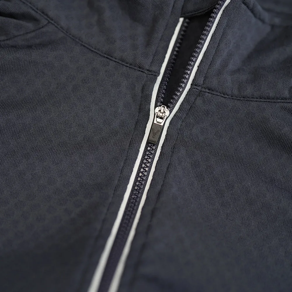 Womens Zephyr Zip Grid Fleece (Graphite)