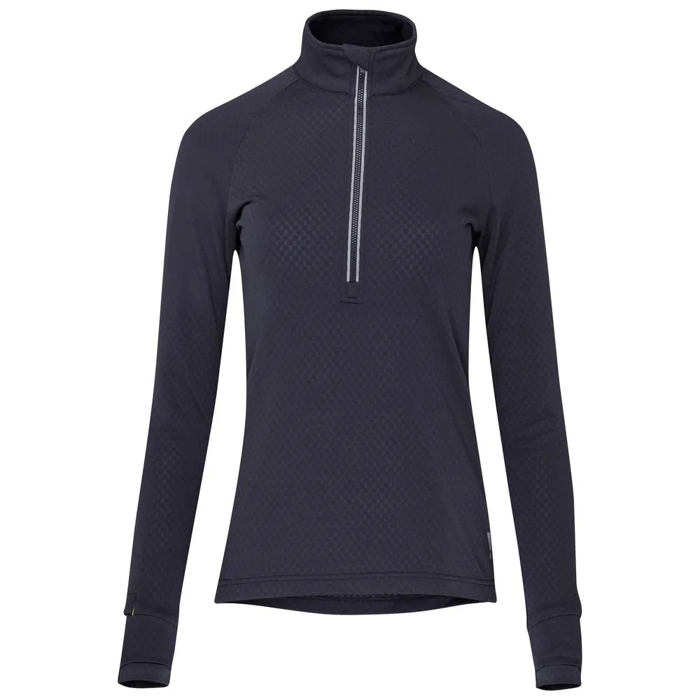 Womens Zephyr Zip Grid Fleece (Graphite)